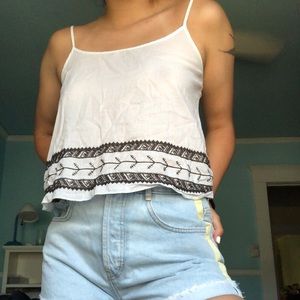 Tank top w beautiful pattern